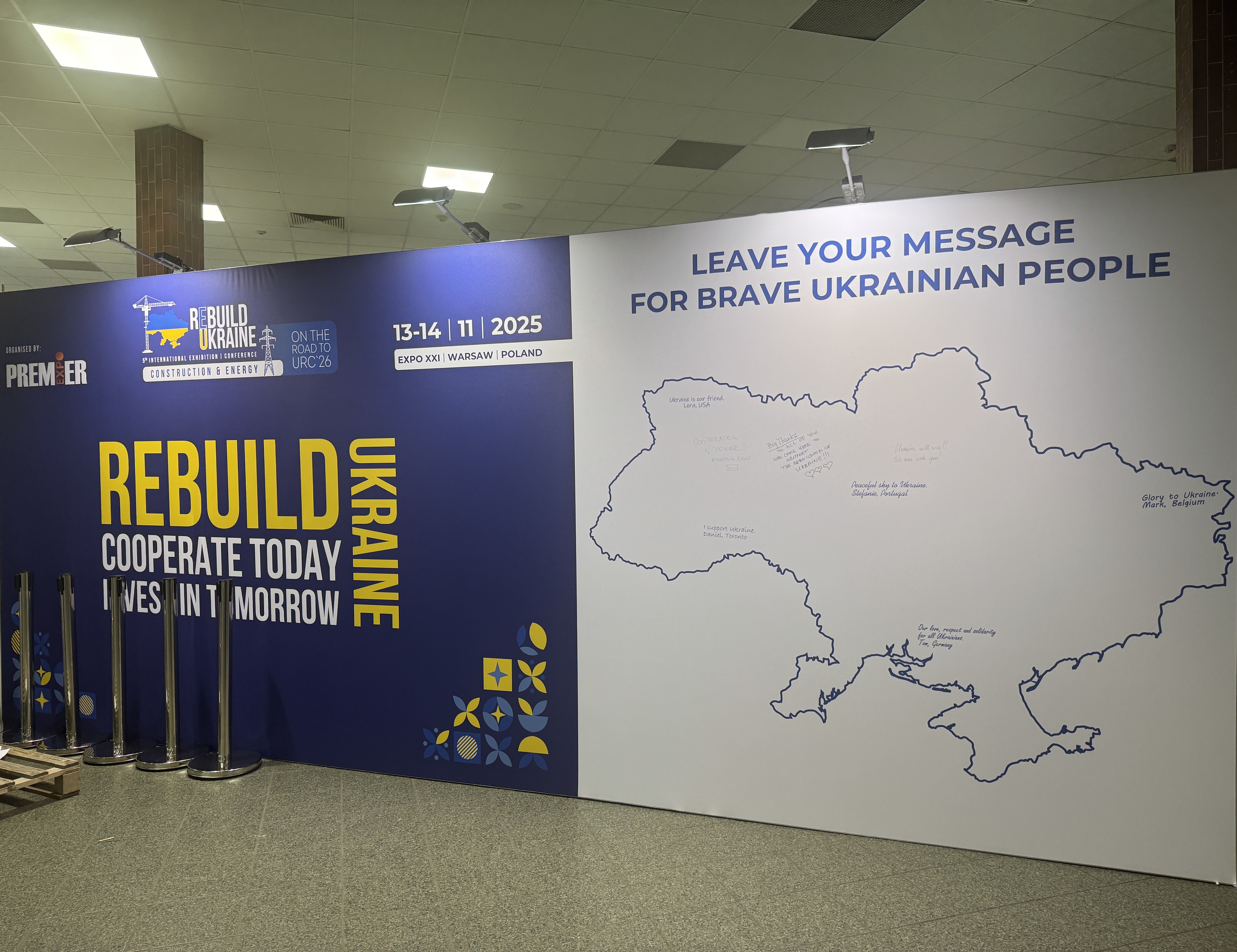  Rebuild Ukraine exhibition in Warsaw